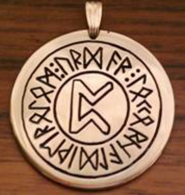 Anhänger- Glücksrune Nr. RK 017