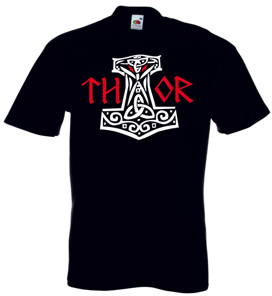 T-Shirt- Thor + Hammer