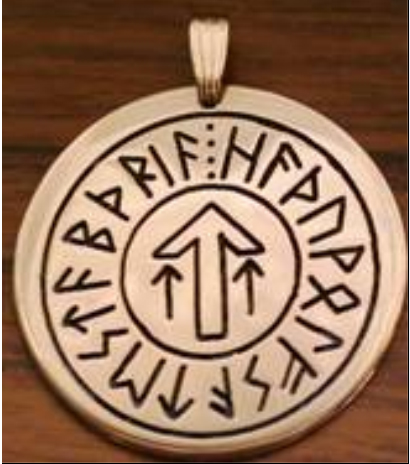 Anhänger- Rune TYR  Nr. RK 016
